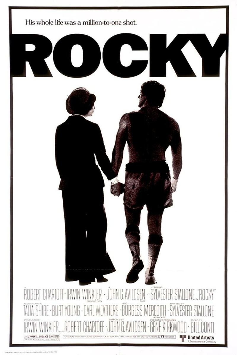 1976 Rocky Movie Poster Print Rocky Balboa Italian Stallion Apollo