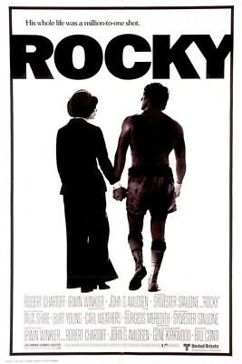 1976 Rocky Movie Poster Print Rocky Balboa Italian Stallion Apollo