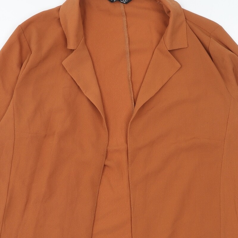 Select Womens Orange Polyester Blend Jacket Blaze… - image 5