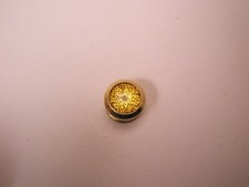 SINGLE 1 3/8"Glitter Sparkle Gold Tone Vintage Formal Tux Prom Shirt Stud h03