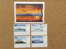 FIJI - 1999 MARITIME PAST & PRESENT Mini sheet & set x 4 MNH - FREE POST