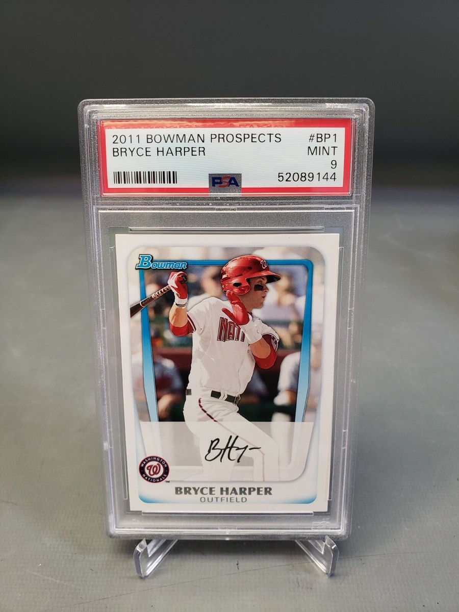 2011BowmanProspects ブライスハーパー BP1 2011 Bowman Prospects Bryce Harper BP1 PSA 9 Mint | eBay