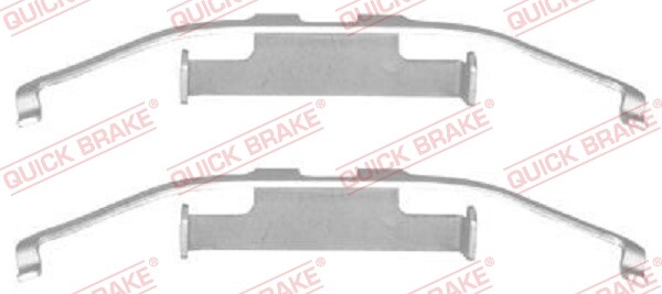 Quick Brake 109-1097 ZubehöRkit, Scheibenbremsbelag FüR Bmw, Mg, Mini, Rover-image