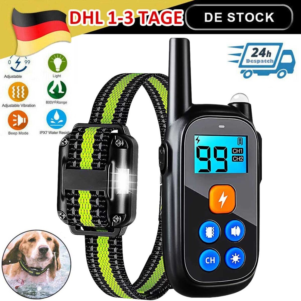Anti Bell Gert Hunde Antibell Halsband Mit Wasser 3-in-1 Anti-Bell- Hundehalsband  Wasserdichtes Erziehungshalsband Mit 3 Trainingsmodi Fr  Hunde Hundeerziehung Vibrationshalsband Antibell Halsband Fr Hunde