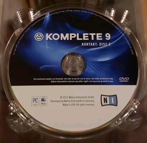 Native instruments Komplete 9 12 DVDs No Serial - Picture 8 of 13