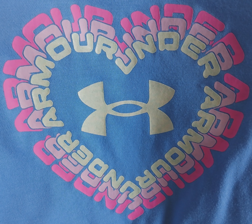 UNDER ARMOUR BLUE & PINK SKIRT/SKORT OUTFIT-CHILD SIZE 4-NEW WITH TAGS - Picture 2 of 6