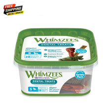 WHIMZEES Small Natural Dental Variety Tub Dog Treats, 28 Count       