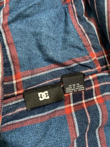 Vintage DC Shoes Double-Sided Zip Up Hoodie Skate Y2K Men’s M - Picture 9 of 13