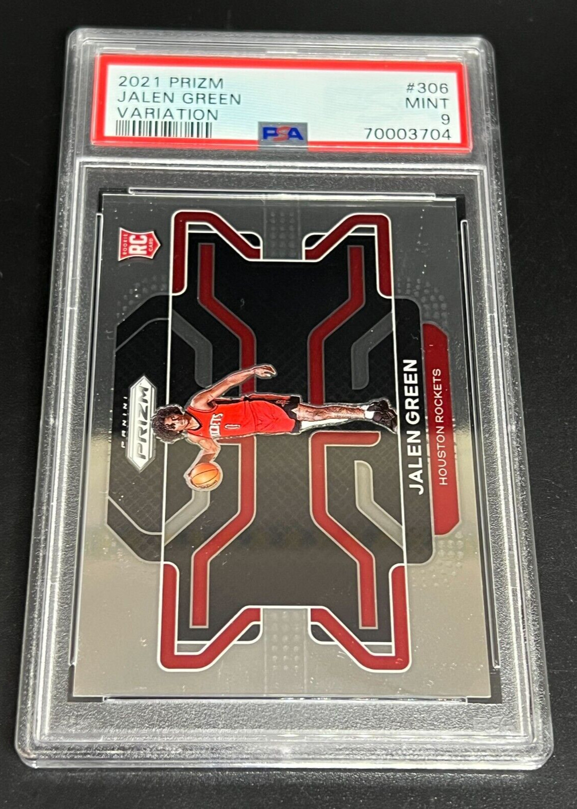 2021 Panini Prizm #306 JALEN GREEN Variation Houston Rockets - Mint Psa 9 !