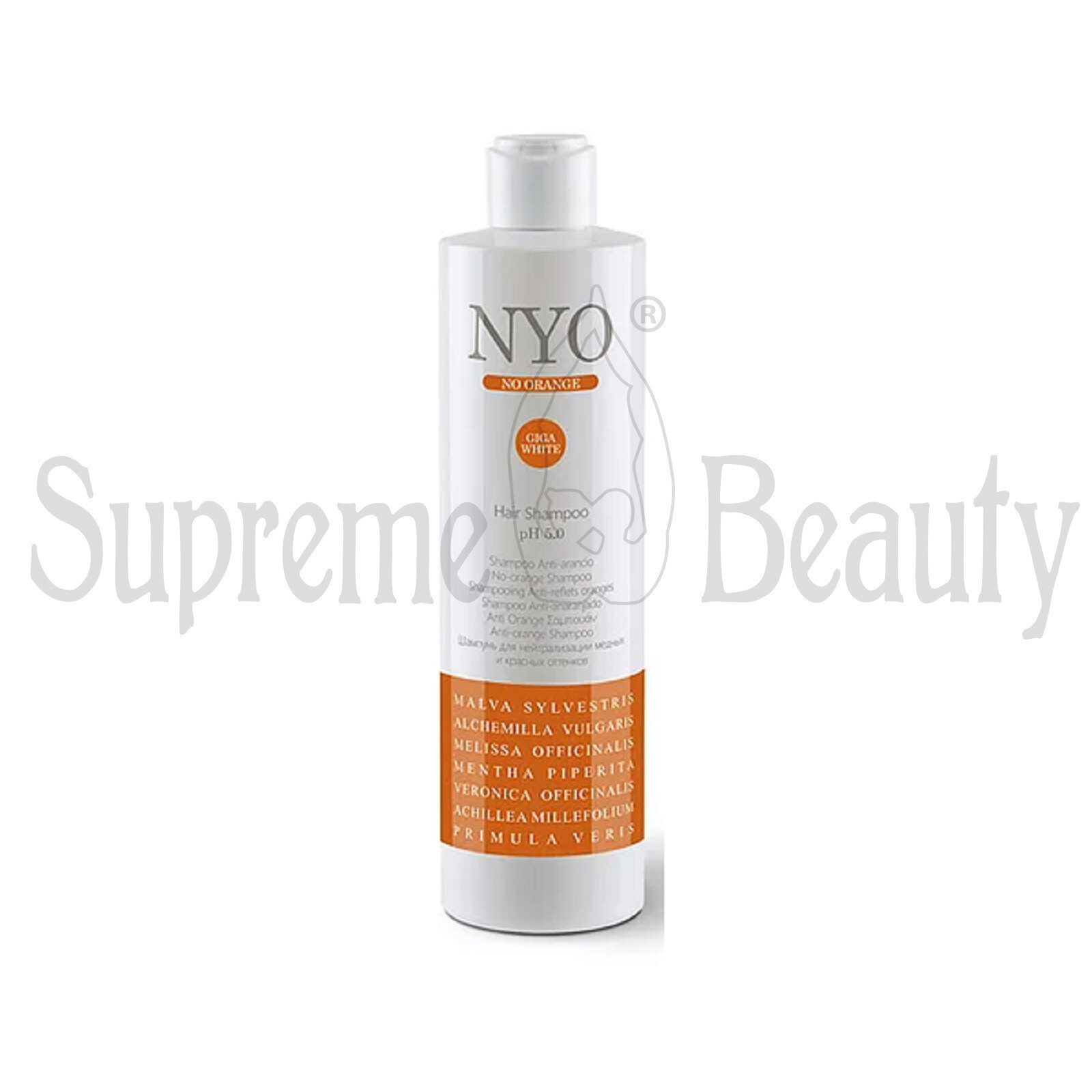 NYO NO ORANGE HAIR SHAMPOO ANTI ARANCIO TONALIZZANTE CAPELLI PROFESSIONALE 300ML