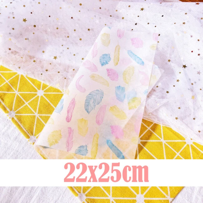 50/100X Waxed Paper - Sandwich Bread Soap Candy Wrapping Oil Greaseproof 22x25cm - Image 2 of 4