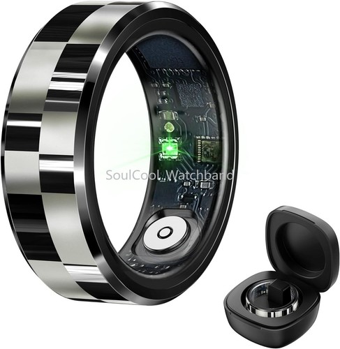 Smart Ring Health Tracker Fitness Tracker Heart Sleep for iOS Android Size 8-11 - Picture 22 of 30