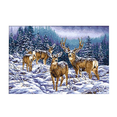11CT / 14CT Stamped Stitch Starter Kit Embroidery Cloth -