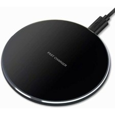 Wireless Charger, Qi Fast Wireless Charging Pad Compatible with iPhone  Samsung