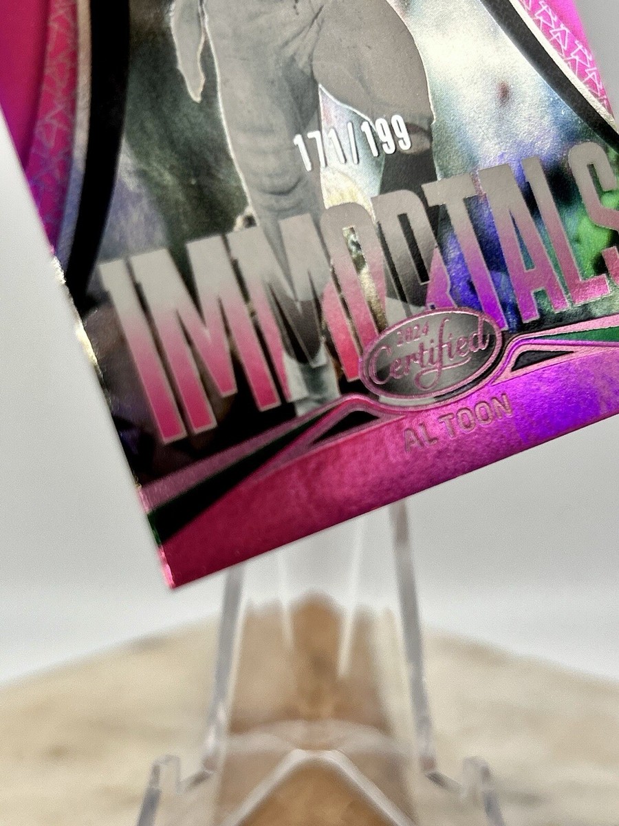 2024 Panini Certified Al Toon /199 IMMORTALS PINK SP #3 New York