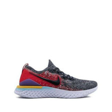 NEW Youth NIKE Epic React 2 Flyknit Black/Hyper Jade Red size 6/Women's 7.5