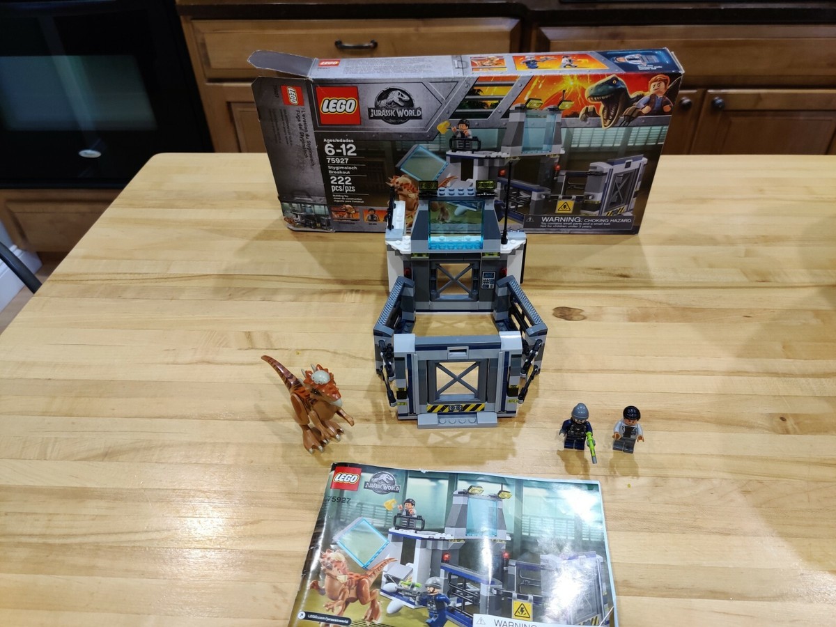 けー LEGO 75927 Jurassic World Stygimoloch Breakout 100% Complete w