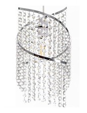 Modern Ceiling Pendant Light Shade Acrylic Crystal Easy Fit Chandelier Lampshade