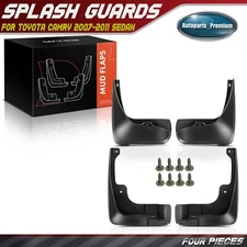 Fits Splash Guards Mud Flaps for Toyota Camry 2007 - 2011 Front & Rear Set of 4