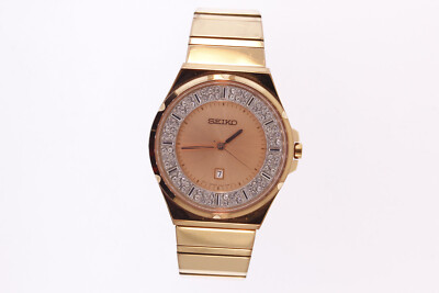 Seiko SXDF74 Core Rose Gold Stainless Steel Swarovski® Crystal
