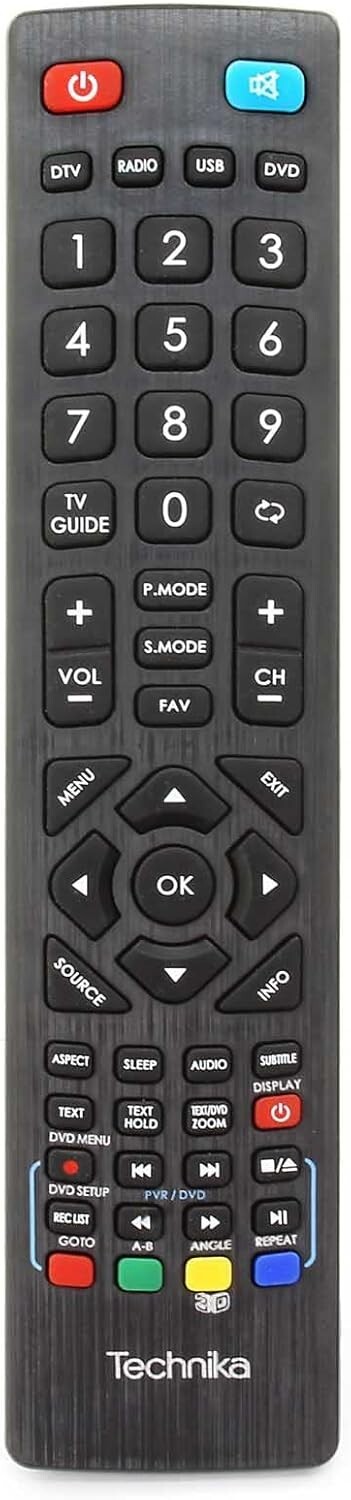 Оригинальные универсальные телевизоры Technika Fernbedienung für LCD LED 3D Freeview HD