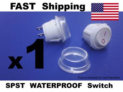 1pcs WATERPROOF Switch ON OFF Universal 12v DC or AC - 2 wire Boat ...