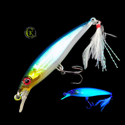Wobbler Minnow Runner 7cm UV Swimbait Zanderbait Twitchbait Crankbait Raubfisch