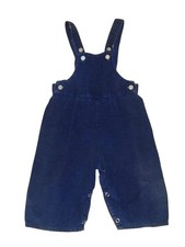 JCPenney Toddle Time Blue Corduroy Bibs Overall Vintage Size 1 1/2