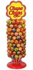 Chupa Chups 120 Count The BEST OF Lollipops 6 Flavors 120 pcs Stand BB:05/2027