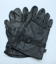 NOS USGI US Military Light Duty Black Leather Gloves Men's / Women's Sz. 3 Small