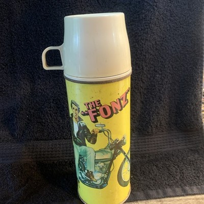 Vintage 1976 The Fonz Thermos Happy Days King Seeley Complete 
