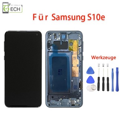 Für Samsung Galaxy S10e G970 LCD (OLED) Display mit Rahmen Touch Screen Bild...