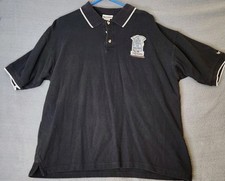 Vtg Walt Disney World Haunted Mansion Polo Button Up Golf Shirt Embroidered XL