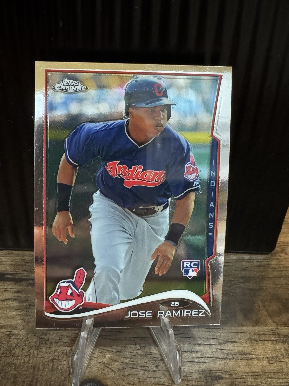 2014 Topps Chrome Jose Ramirez #45 RC Rookie Card Cleveland Indians Star Player