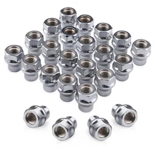 Richeer 24PCS 12x1.5 Chrome Extend Open Lug Nuts, 0.27 inch(7mm) Shank M12x1....