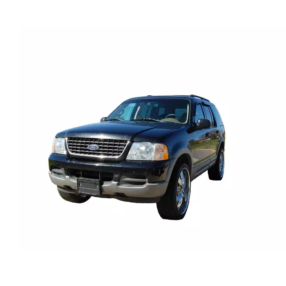 AVS Ventvisor Front & Rear Smoke Acrylic Window Deflectors for Aviator Explorer Foto 2 de 4