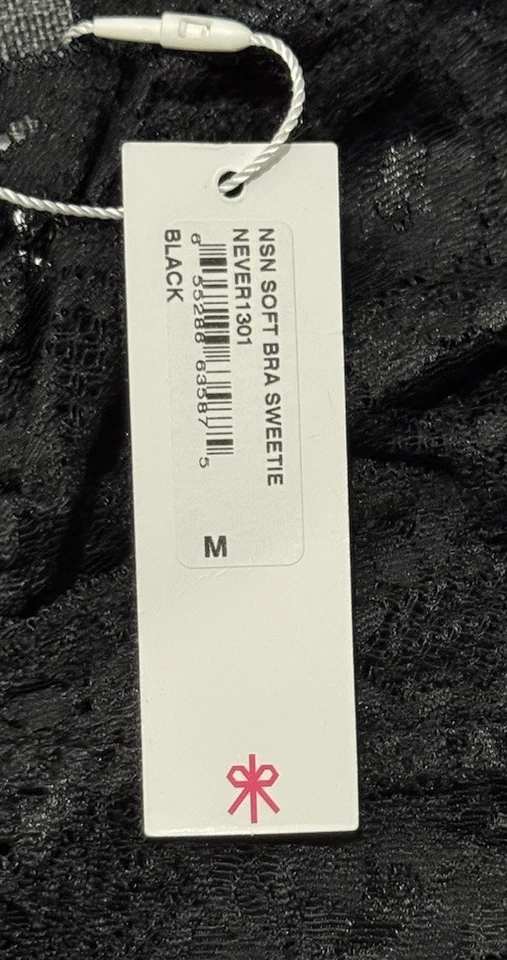 Sujetador suave para mujer COSABELLA Never Say Never Sweetie encaje NEGRO talla M Foto 4 de 4