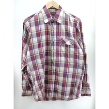 Vintage 80s Levi's Tailored For Men Button-Up Shirt Plaid Made in USA Sz M