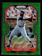 2021 Panini Prizm #154 Willie McCovey Green Wave Prizm