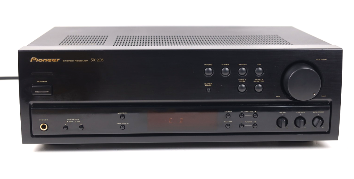 Pioneer SX 205 2.1 Channel 200 Watt Receiver for sale online | eBay