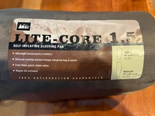 Rei Lite Core 1.5 Self-Inflating Sleeping Pad ~ Short   48" X 20"