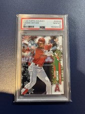 Topps 2020 Holiday Shohei Ohtani #HW26 Short Print Graded Angels MLB