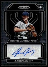 2022 Panini Prizm Rookie Autographs Aaron Ashby Auto Milwaukee Brewers #RA-AS