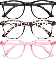 Okany Blue Light Blocking Glasses for Women Men, Round Computer Glasses, Anti-Gl