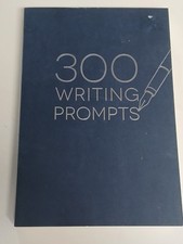 Piccadilly 300 Writing Prompts Journal Navy Blue Cover Ivory Pages New