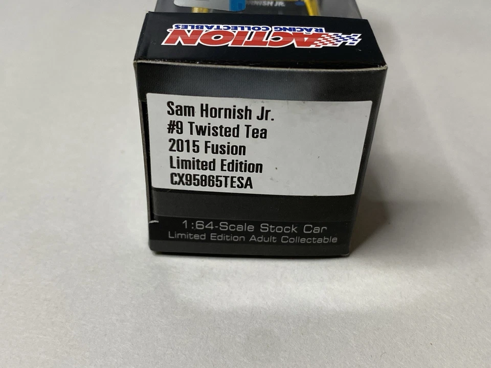 1/64 Action Boxed NASCAR Diecast 2015 Sam Hornish Jr. #9 Twisted Tea Ford XRARE! - Image 2 of 4
