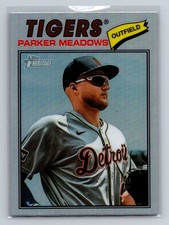 2026 Topps Heritage #208 Parker Meadows Chrome Refractors