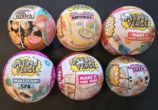 MGA Mini Verse Make It Mini Lifestyle Spa Food From Scratch Birthday Lot Of 6