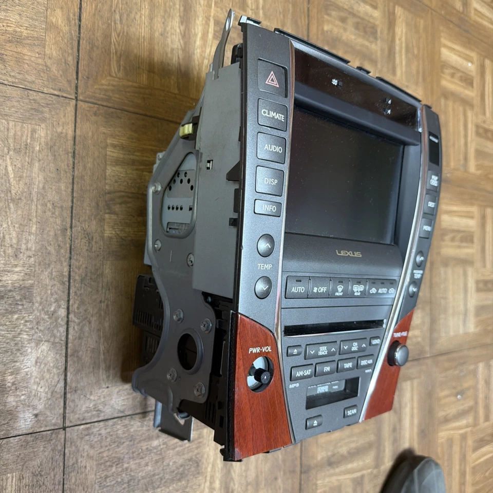 2007-2009 LEXUS ES350 FRONT NAVIGATION RADIO STEREO SCREEN UNIT 86430-33011 OEM - Image 2 of 4