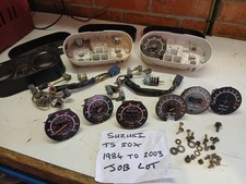 LOTTO LAVORO OROLOGI SPEEDO SUZUKI TS50X RICAMBI O RIPARAZIONI 1984 - 2003 